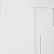 Uttermost Contours Set of 2 White Wood Wall Decor