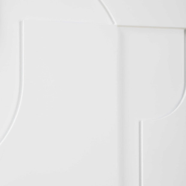 Uttermost Contours Set of 2 White Wood Wall Decor