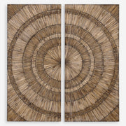 Uttermost Lanciano Set of 2 Wood Wall Panels