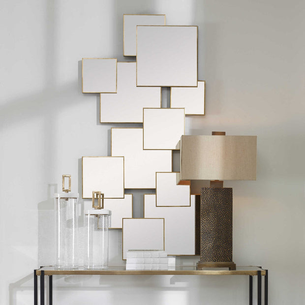 Uttermost Soren Squares Modern Mirror