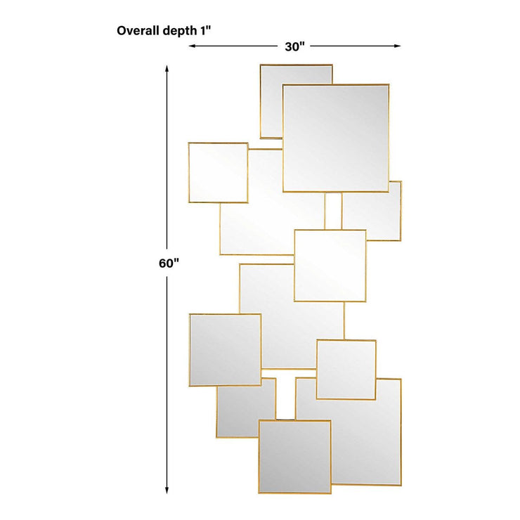 Uttermost Soren Squares Modern Mirror