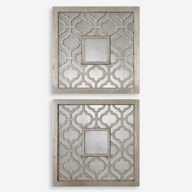 Uttermost Sorbolo Set of 2 Mirrored Wall Decor