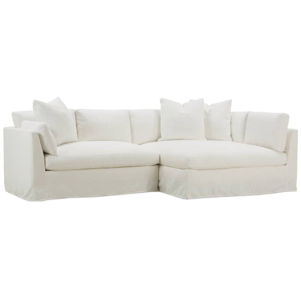 Rowe Furniture Boden Slipcovered Sectional  ~ Available To Custom Order In All Fabrics and Configurations