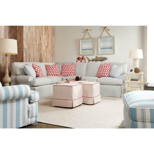 Rowe Furniture Cindy Slipcovered Sectional  ~ Available To Custom Order In All Fabrics and Configurations