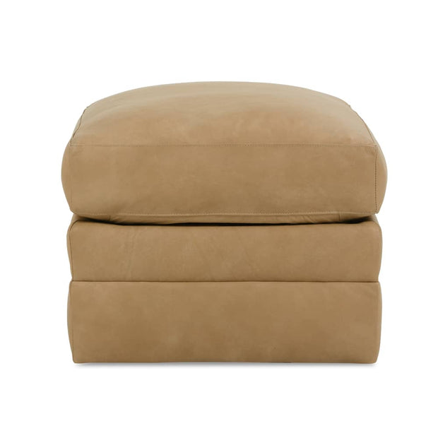 Rowe Furniture Madeline Leather Ottoman