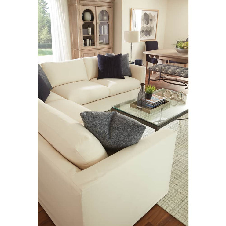Rowe Furniture Derby Slipcovered Sectional  ~ Available To Custom Order In All Fabrics and Configurations