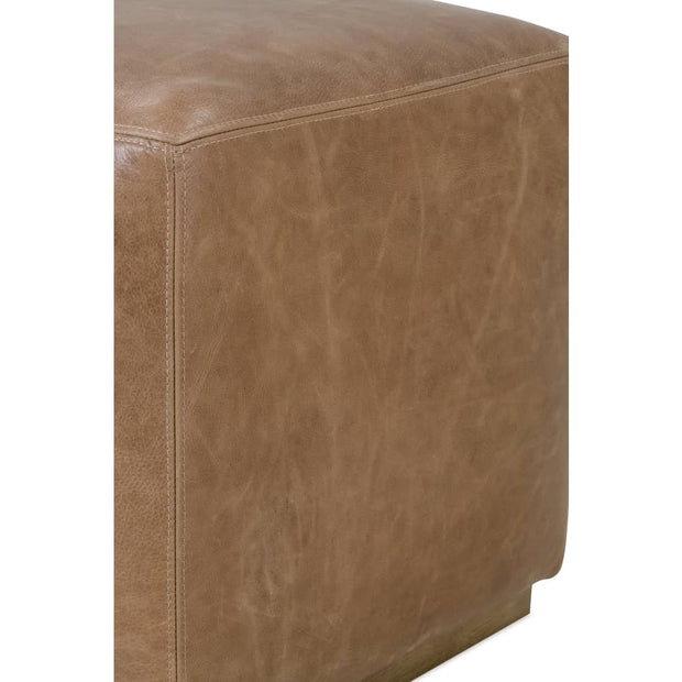 Rowe Furniture Dena Leather Accent Ottoman