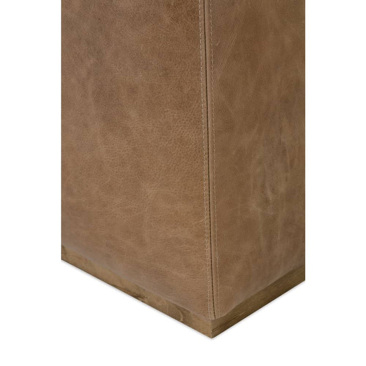 Rowe Furniture Dena Leather Accent Ottoman ~ Available To Custom Order In All Leathers