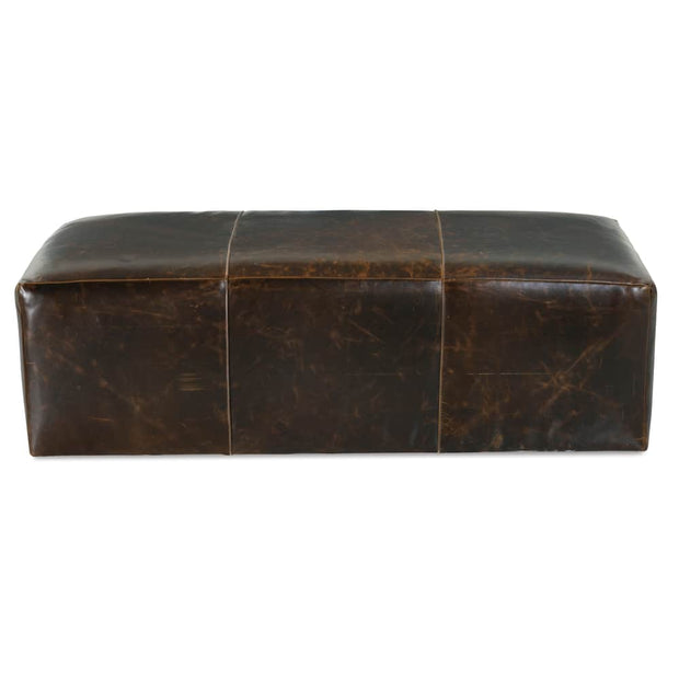 Rowe Furniture Macon Leather Ottoman