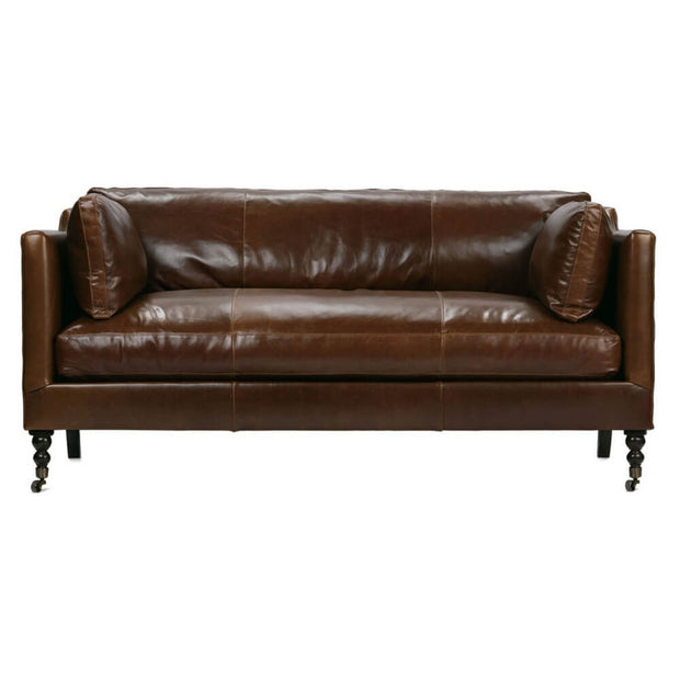 Rowe Furniture Madeline Bespoke Leather Sofa ~ Available To Custom Order In 13 Leather Choices