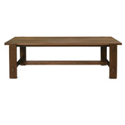 Rowe Furniture Kindred Rectangle Wood Dining Table ~ Mahogany Top Sesame Finish