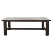 Rowe Furniture Kindred Rectangle Wood Dining Table ~ Mahogany Top Godiva Finish