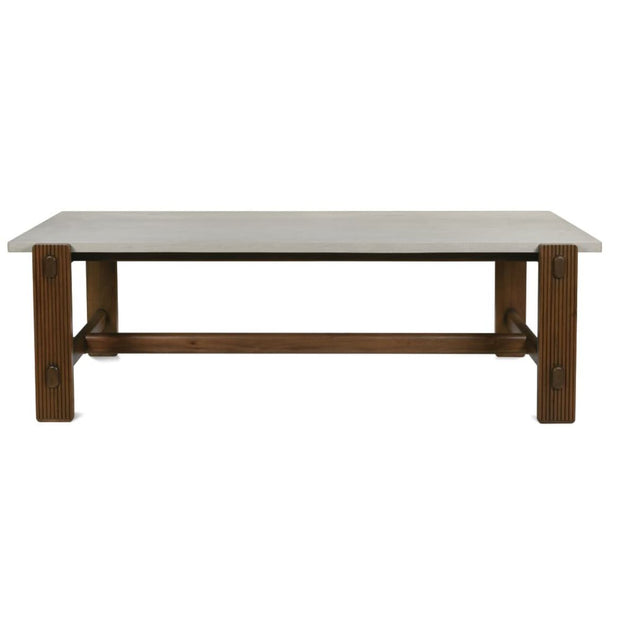 Rowe Furniture Kindred Rectangle Wood Dining Table ~ Mineral Top in Sesame Finish