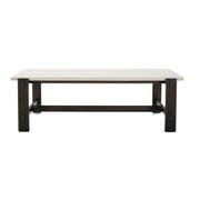 Rowe Furniture Kindred Rectangle Wood Dining Table ~ Mineral Top in Godiva Finish