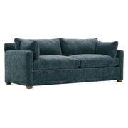 Rowe Furniture Sylvie Federal Blue Chenille 88” Sofa ~ Express Collection