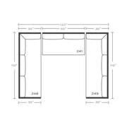 Rowe Furniture Sylvie Bespoke Leather Sectional ~ Available To Custom Order In 2 Different Leathers