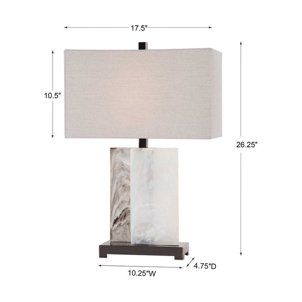 Uttermost Vanda Table Lamp With Linen Shade
