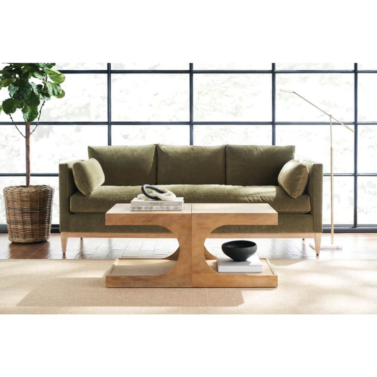Rowe Furniture Dune Modern Wood Rectangle Coffee Table