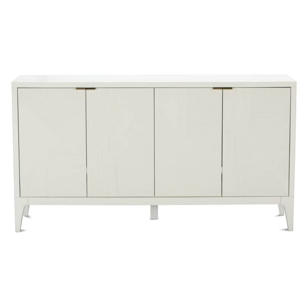 Rowe Furniture Nicco Cloud Finish White Credenza Buffet