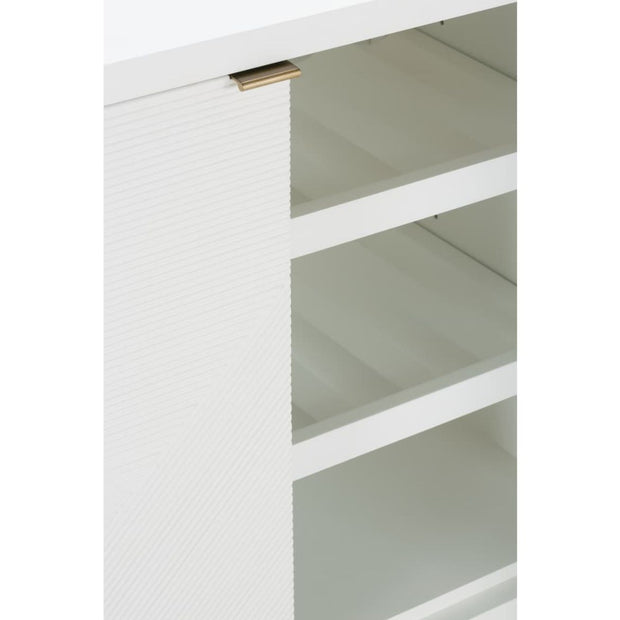 Rowe Furniture Nicco Cloud Finish White Credenza Buffet