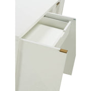 Rowe Furniture Nicco Cloud Finish White Credenza Buffet