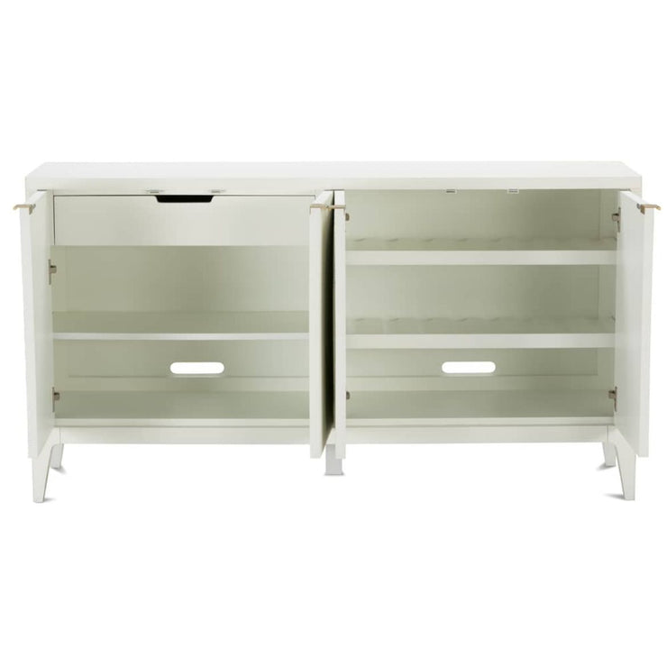 Rowe Furniture Nicco Cloud Finish White Credenza Buffet