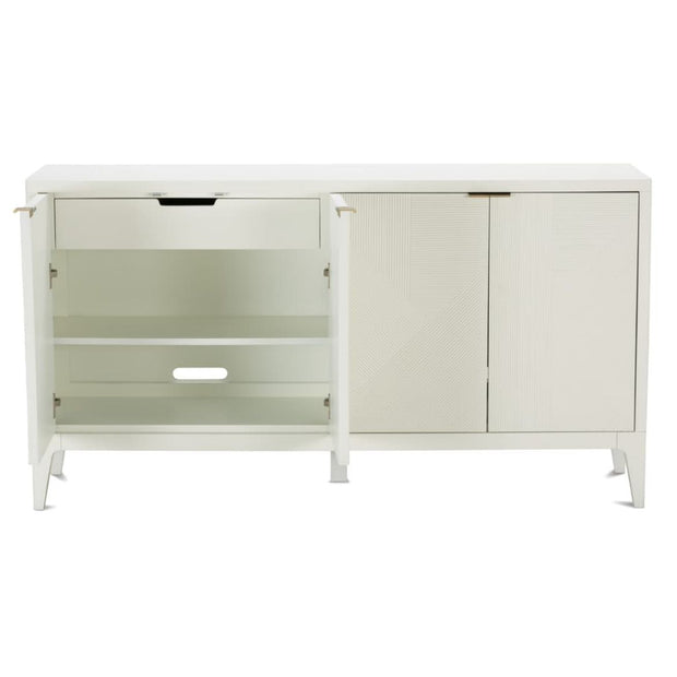 Rowe Furniture Nicco Cloud Finish White Credenza Buffet