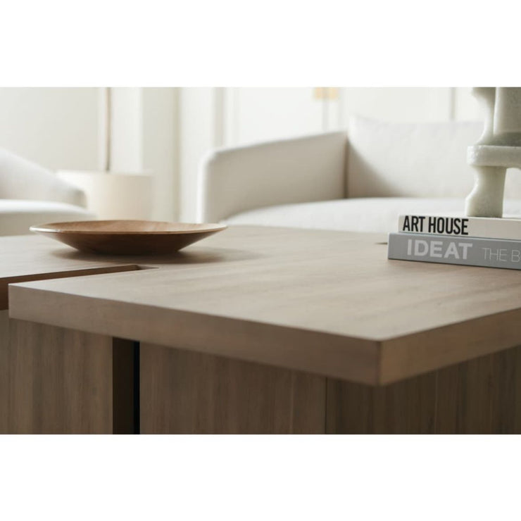 Rowe Furniture Theory Wood Square Coffee Table