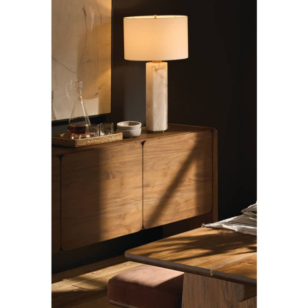 Rowe Furniture Nova Teak Wood Credenza