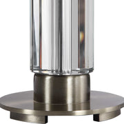 Uttermost Davies Cut Crystal Table Lamp With White Linen Shade