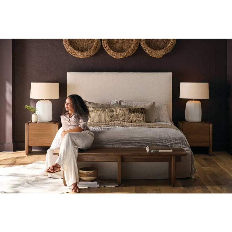 Rowe Furniture Nova Teak Wood Bench