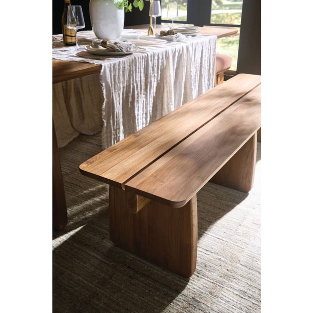Rowe Furniture Nova Teak Wood Bench