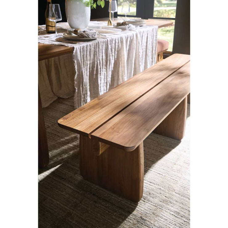 Rowe Furniture Nova Teak Wood Bench