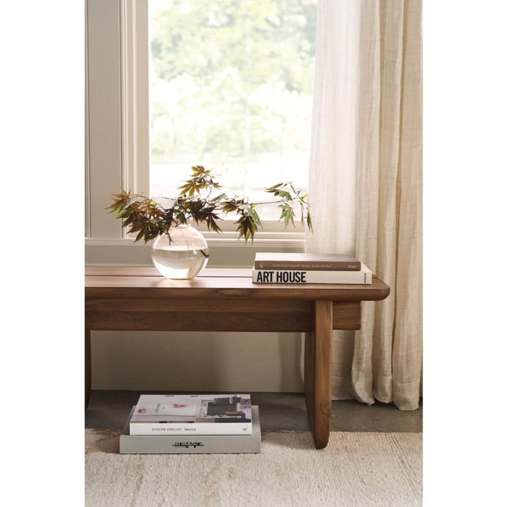 Rowe Furniture Nova Teak Wood Bench