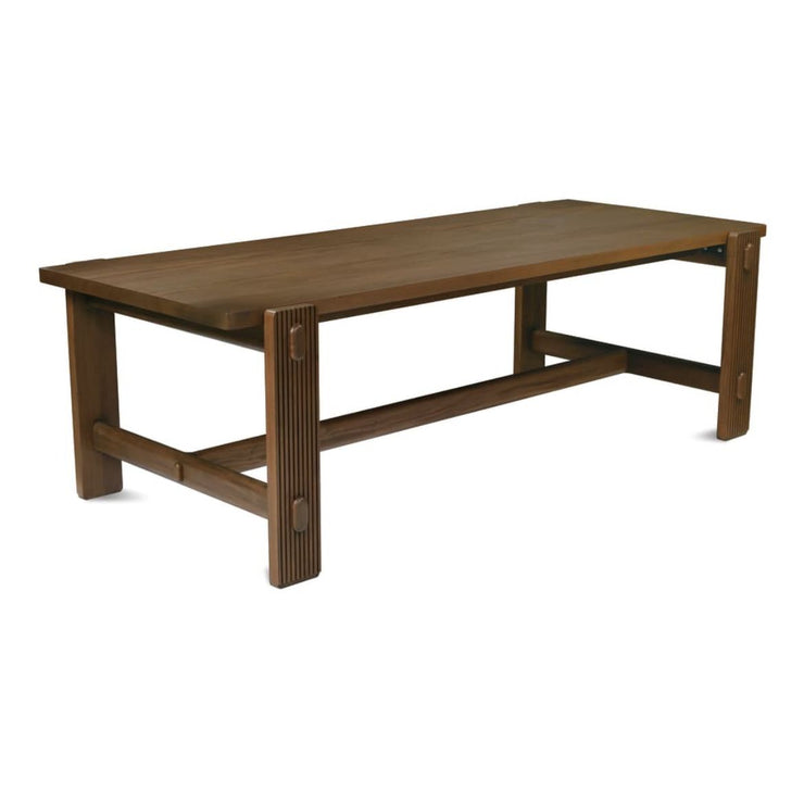 Rowe Furniture Kindred Rectangle Wood Dining Table ~ Mahogany Top Sesame Finish