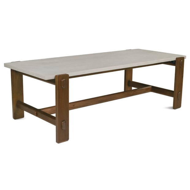 Rowe Furniture Kindred Rectangle Wood Dining Table ~ Mineral Top in Sesame Finish
