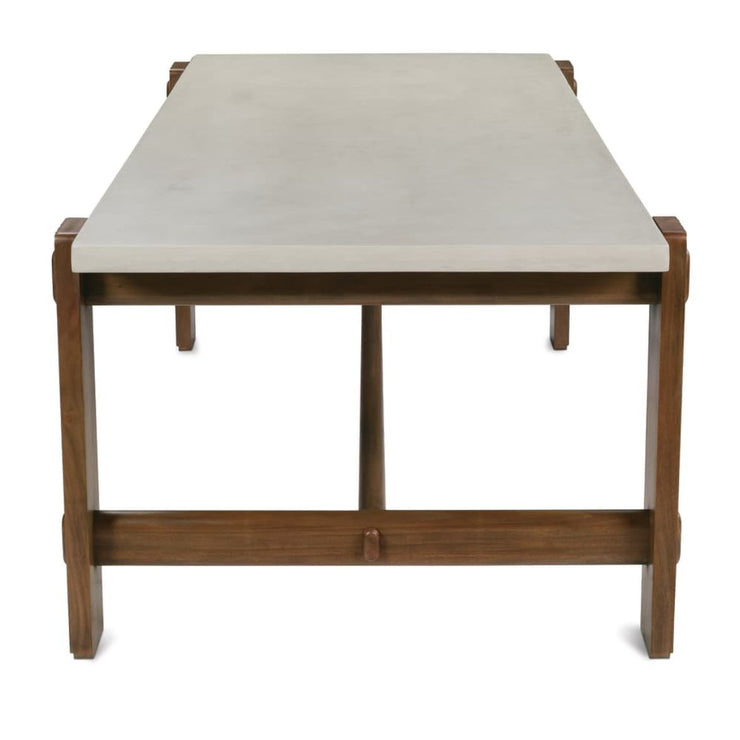 Rowe Furniture Kindred Rectangle Wood Dining Table ~ Mineral Top in Sesame Finish