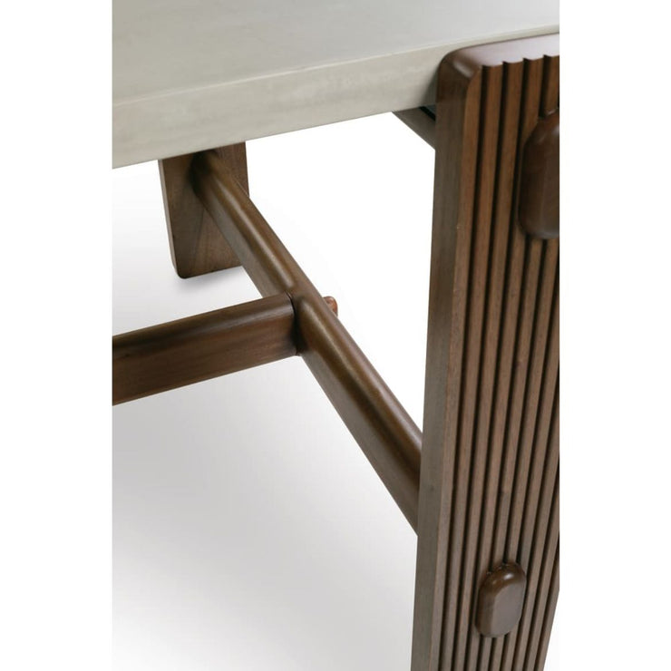 Rowe Furniture Kindred Rectangle Wood Dining Table ~ Mineral Top in Sesame Finish