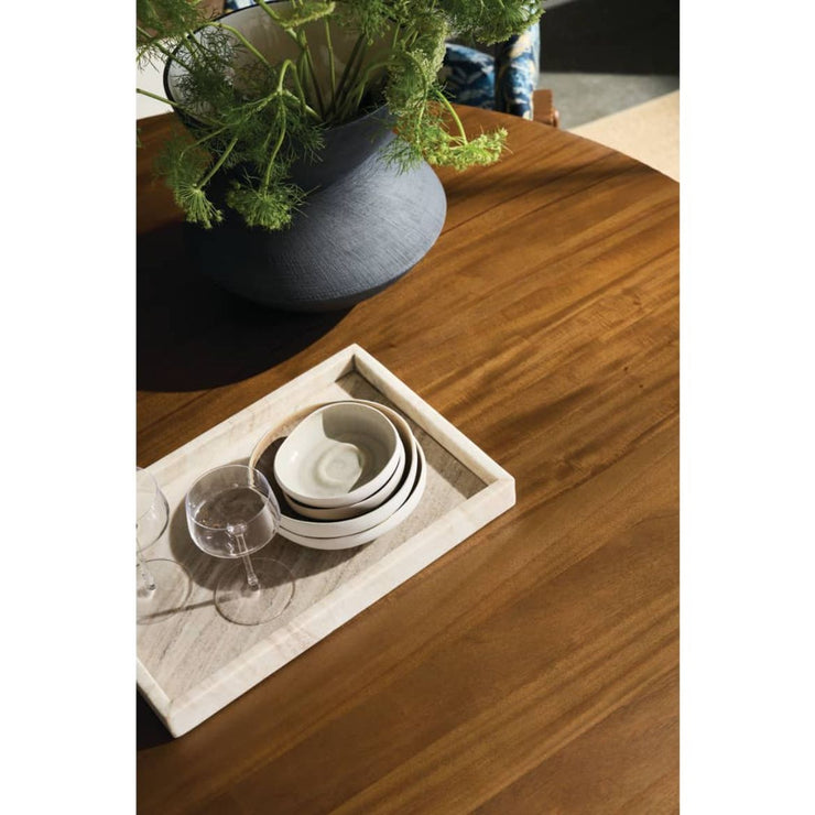 Rowe Furniture Kindred Round Dining Table ~ Mahogany Wood ~ Sesame Finish