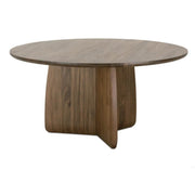 Rowe Furniture Nova Round Teak Wood Dining Table