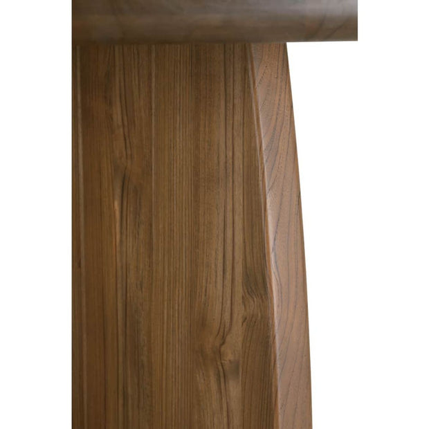 Rowe Furniture Nova Round Teak Wood Dining Table