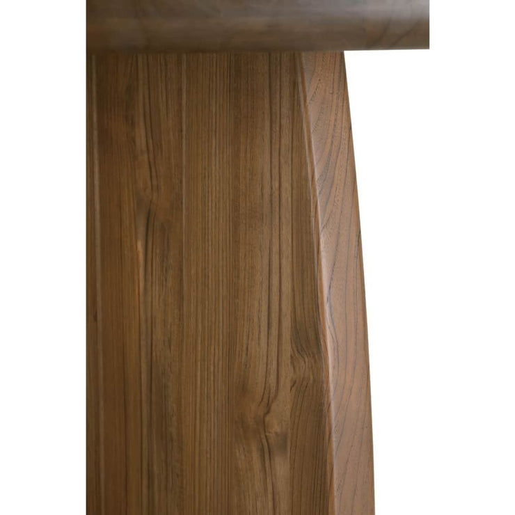 Rowe Furniture Nova Round Teak Wood Dining Table