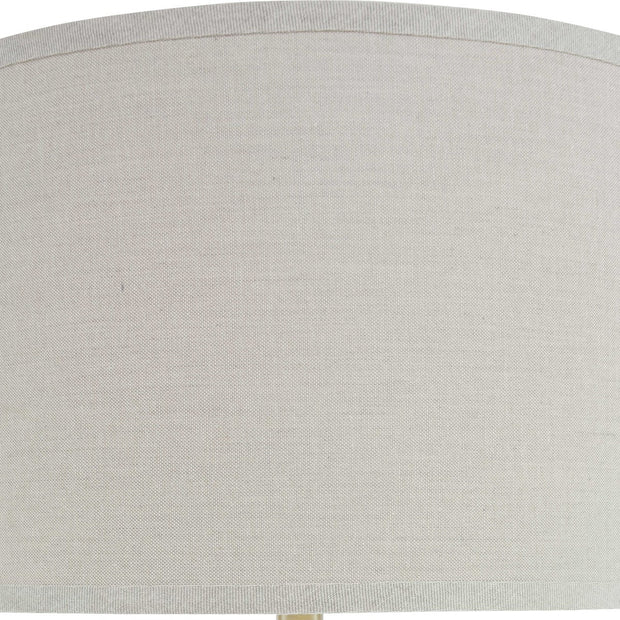Uttermost Vilminore Charcoal Gray Glass Table Lamp With Light Beige Shade