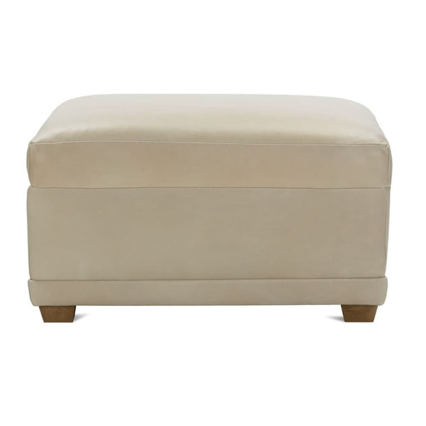 Rowe Furniture Sylvie Bespoke Leather Ottoman ~ Available To Custom Order In 13 Different Leathers