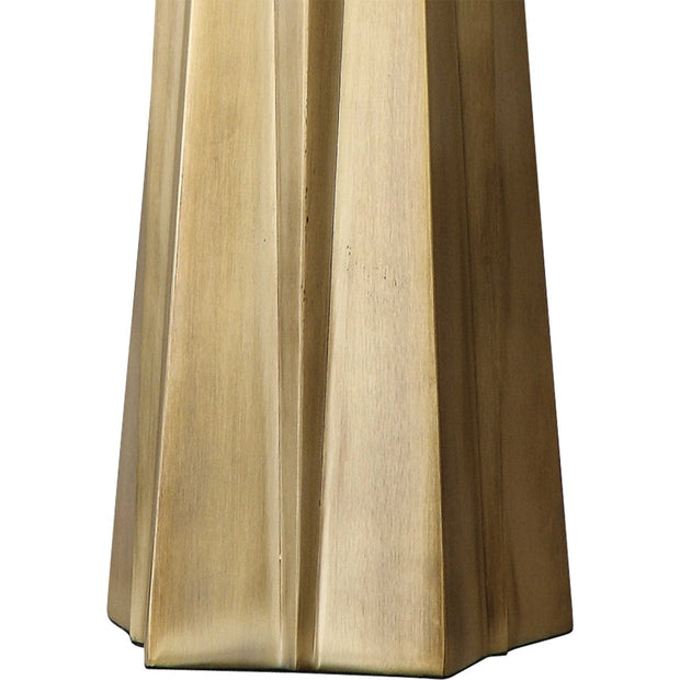Uttermost Maris Antiqued Brass Table Lamp With Linen Shade