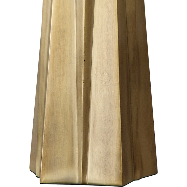 Uttermost Maris Antiqued Brass Table Lamp With Linen Shade