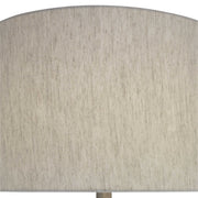 Uttermost Ivor Cast Iron Floor Lamp With Beige Linen Shade