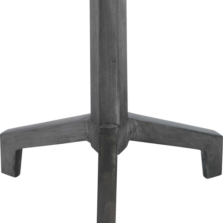 Uttermost Ivor Cast Iron Floor Lamp With Beige Linen Shade