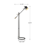 Uttermost Chisum Dark Oil Rubbed Bronze Floor Lamp