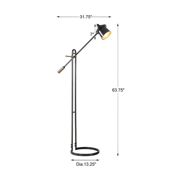Uttermost Chisum Dark Oil Rubbed Bronze Floor Lamp